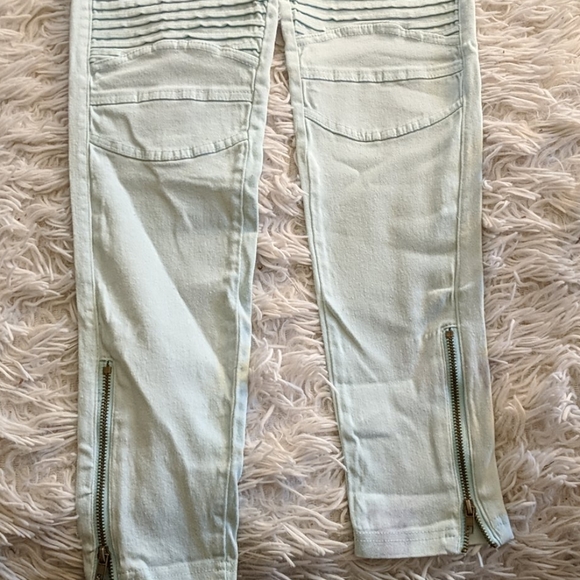 Mint Moto jeggings - Picture 2 of 5
